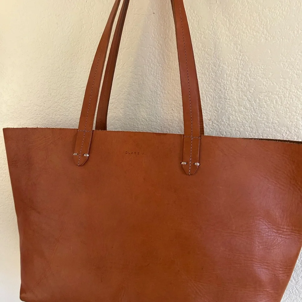 Clare V Leather Suki Tote bag - Picture 5 of 12